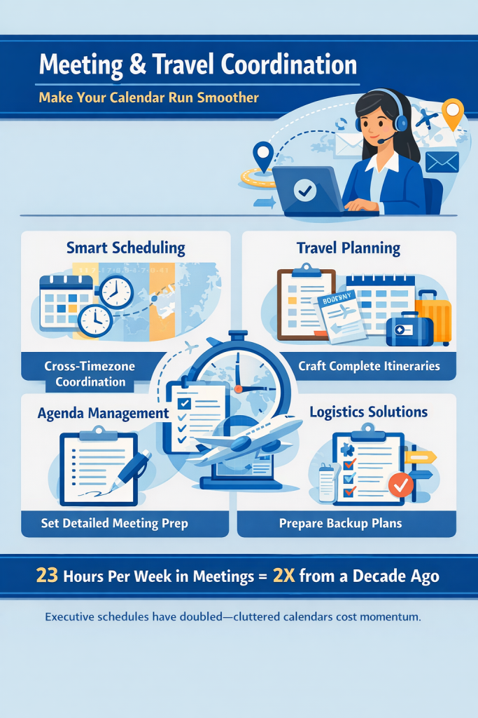 Virtual Executive Assistant Roles Of Travel Coordination