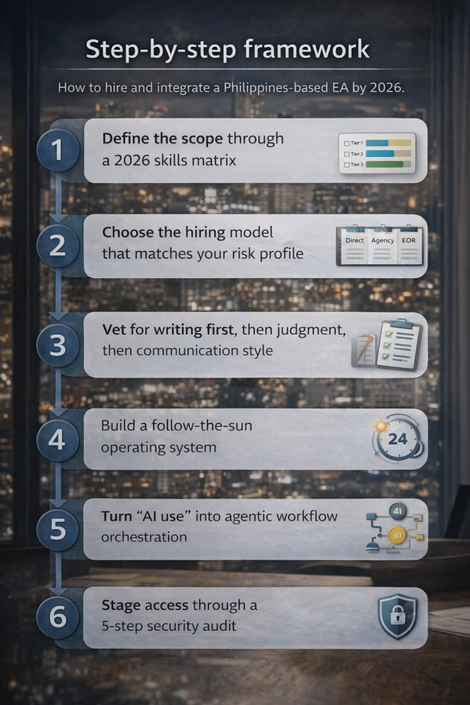 Executive Assistant Philippines The Framework