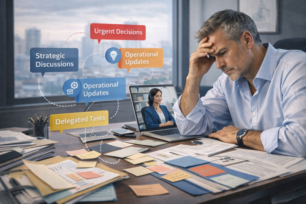 How Remote Executive Assistants Reduce Executive Cognitive Load