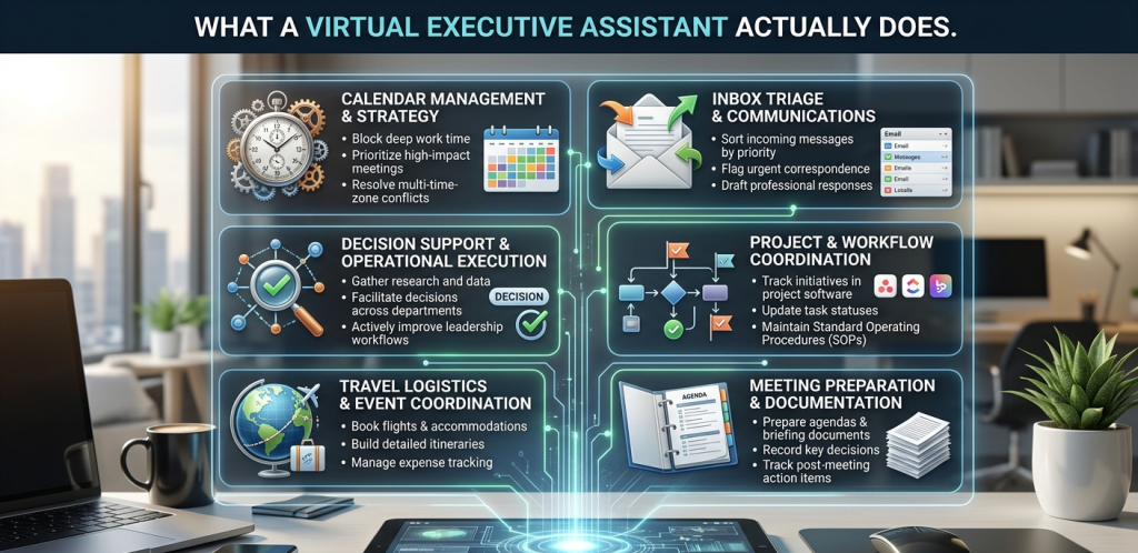 Virtual Executive Assistant Job Description And Their Role