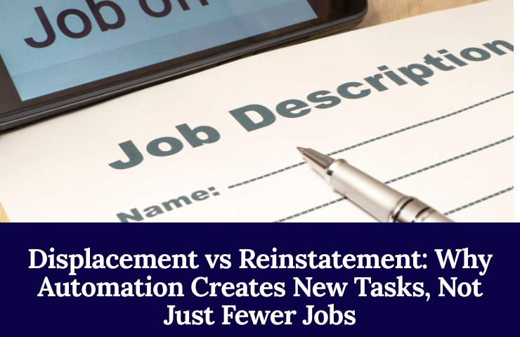 Displacement Vs Reinstatement: Why Automation Creates New Tasks, Not Just Fewer Jobs