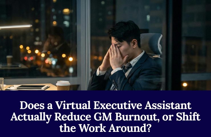 Does A Virtual Executive Assistant Actually Reduce GM Burnout, Or Shift The Work Around