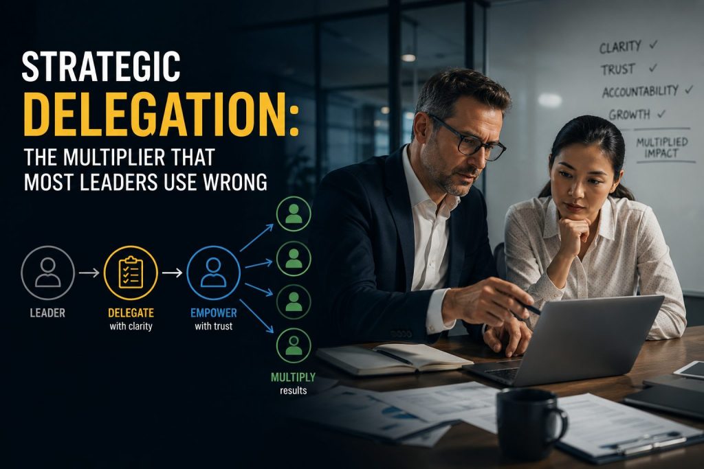 Strategic Delegation: The Multiplier That Most Leaders Use Wrong