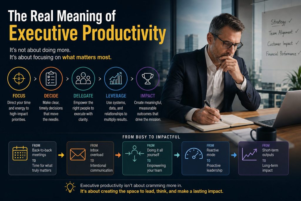 The Real Meaning Of Executive Productivity