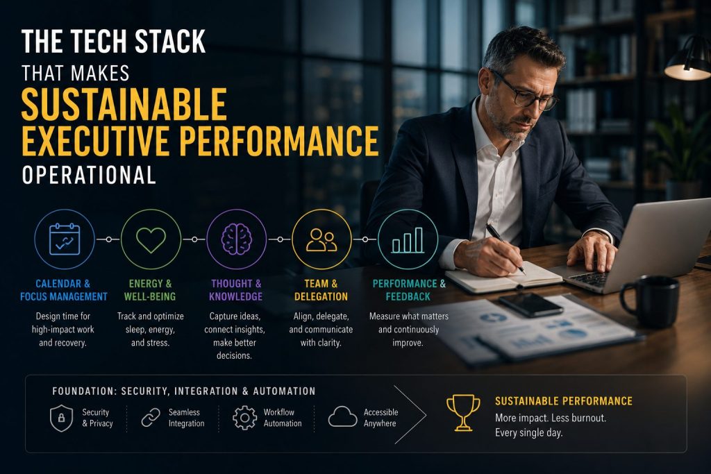 The Tech Stack That Makes Sustainable Executive Performance Operational