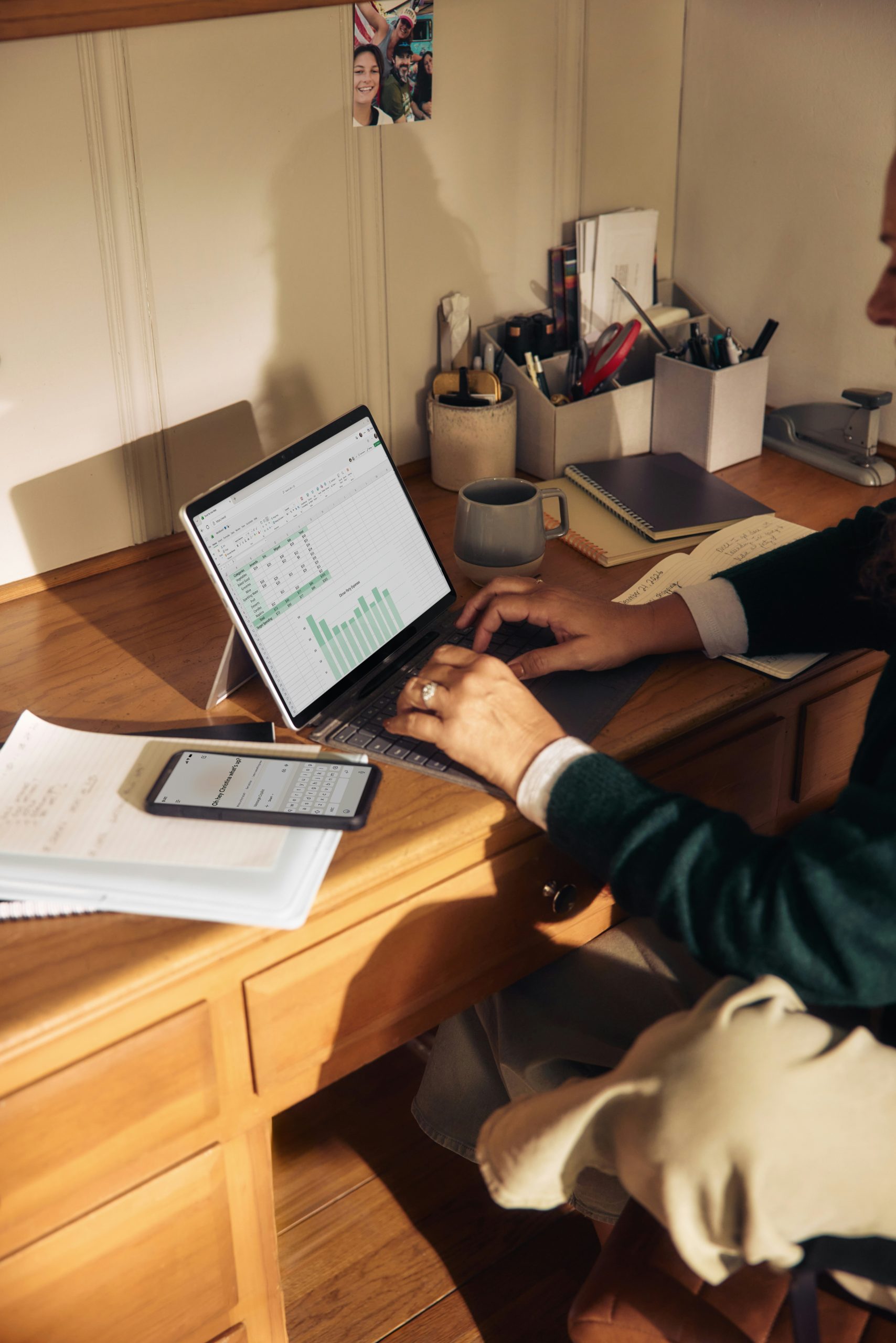 An Executive Assistant for Agency Owners working on his laptop
