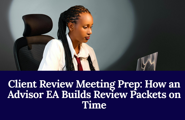 Client Review Meeting Prep: How An Advisor EA Builds Review Packets On Time
